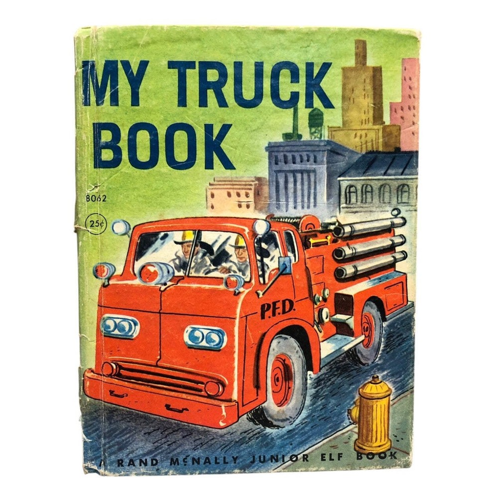 33483-My Truck Book Rand McNally Junior Elf Vintage Edition |8-2|