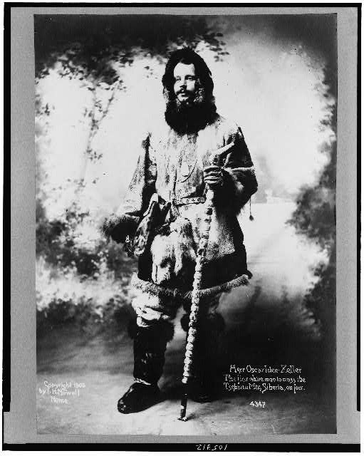 Herr Oscar,Oskar Iden-Zeller,first white man,Tschaun Mountains,Siberia,c1905