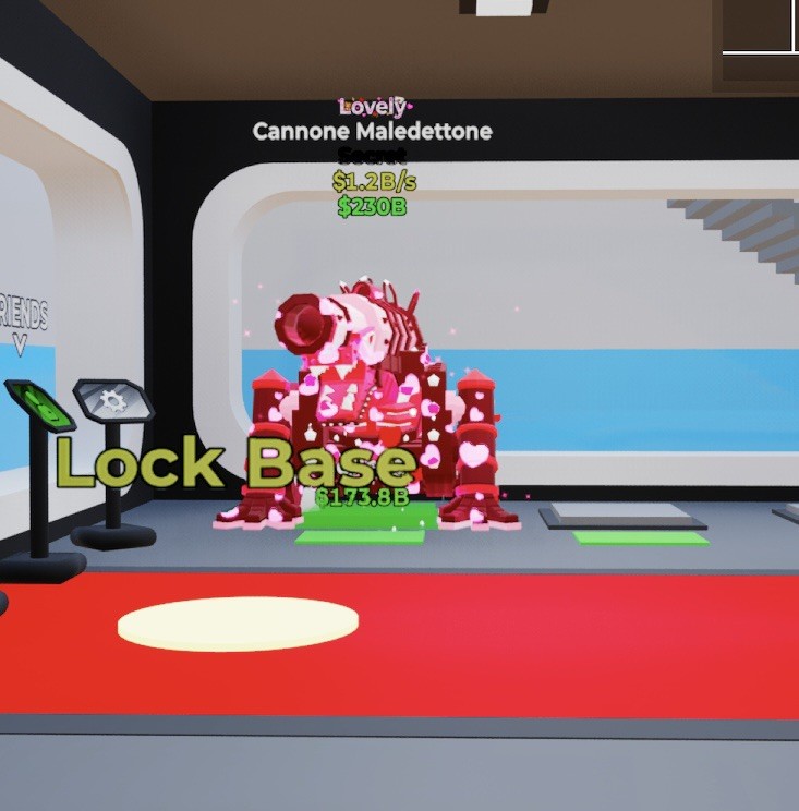 Steal the brainrot (Fortnite) Lovely Cannone Maldettone