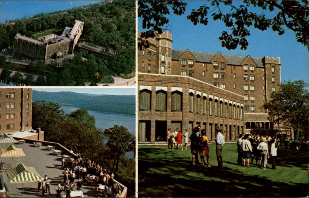 Hotel Thayer West Point New York vintage postcard e777