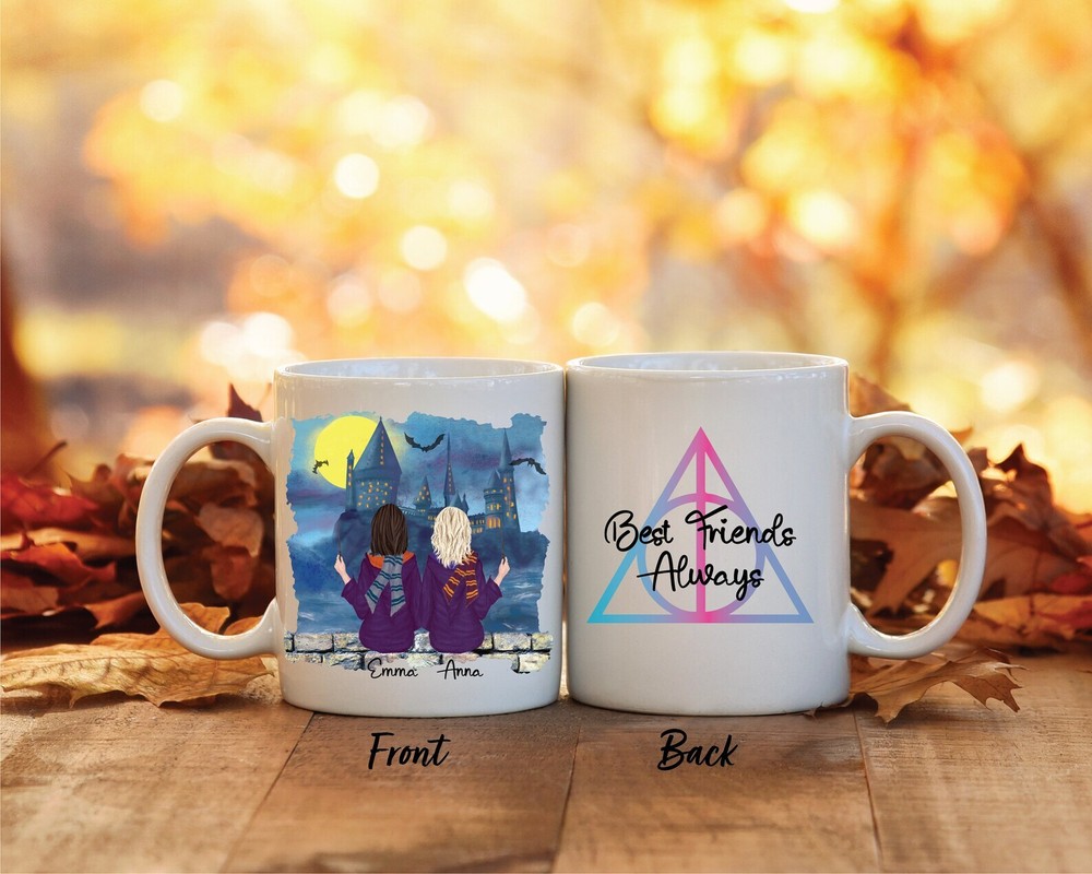 Wizard Friends Custom Mug Best Friend Mug Personalized Mug Wizard School