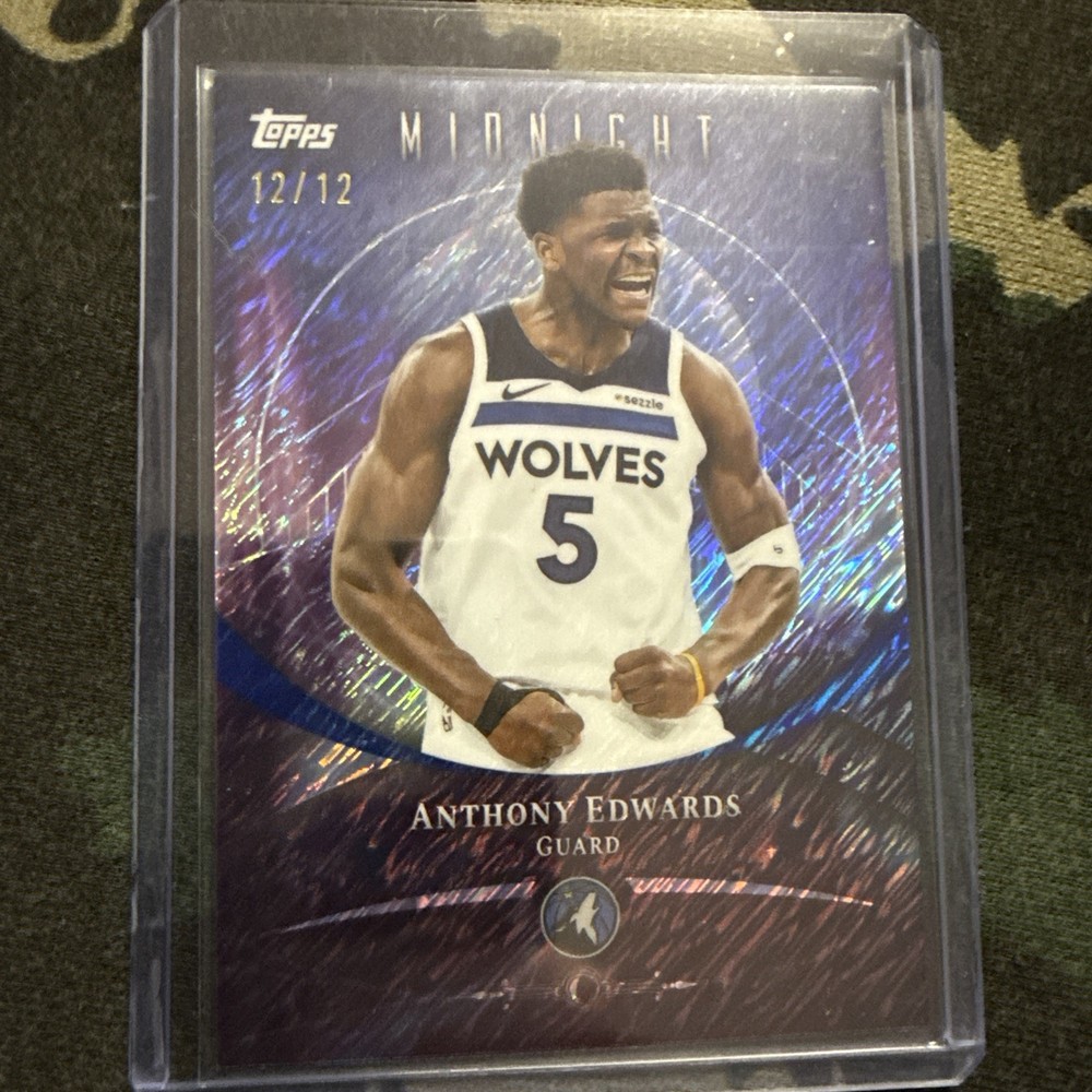 2024-25 Topps Midnight Anthony Edwards #12/12 – Minnesota Timberwolves SP