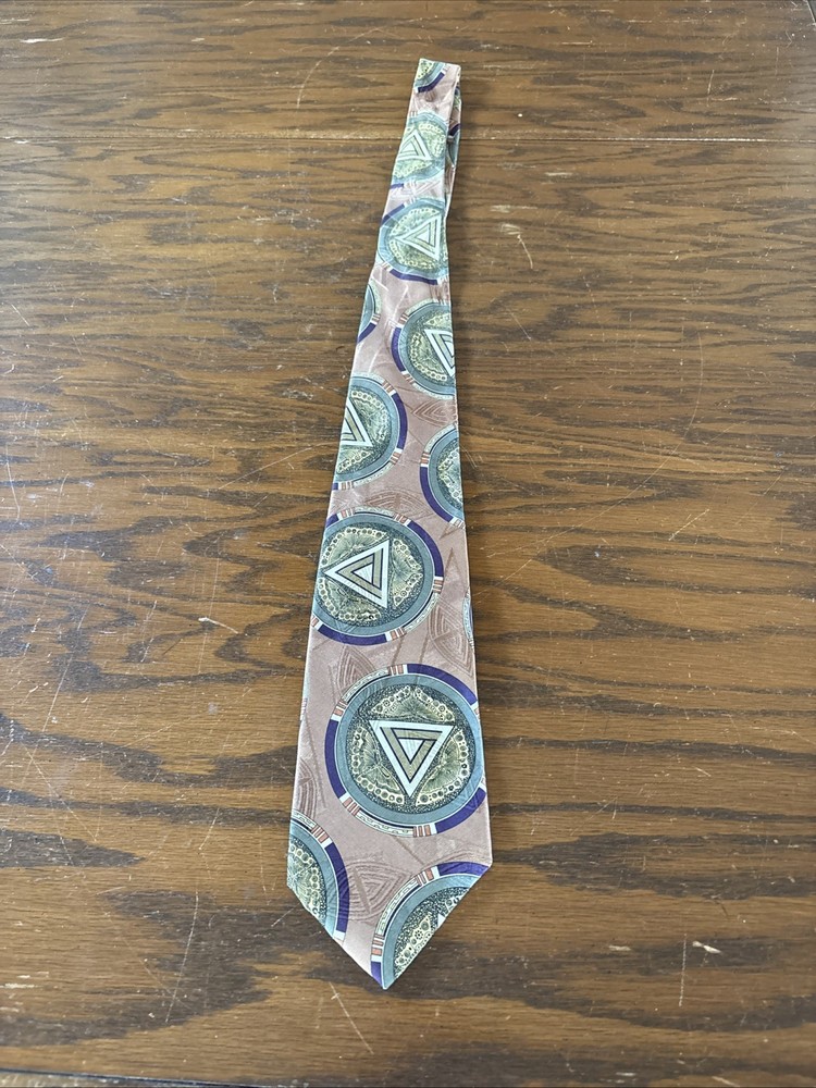 Robert Talbott Best Of Class Tie Hand Sewn Silk Butterfly Geometric Design