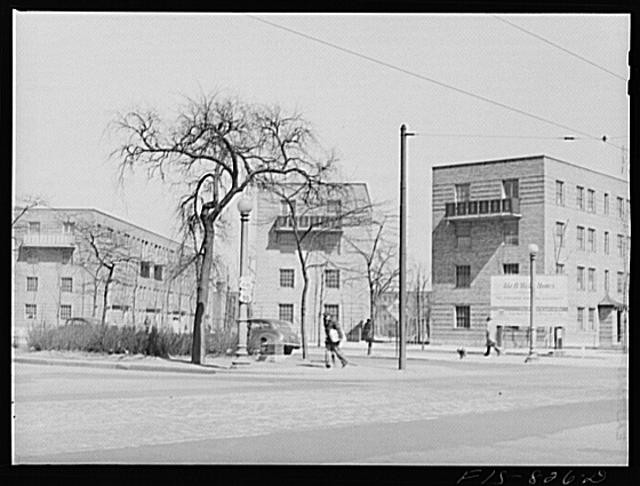Chicago Illinois Ida B. Wells Housing Project 1940s Apartment Buildings