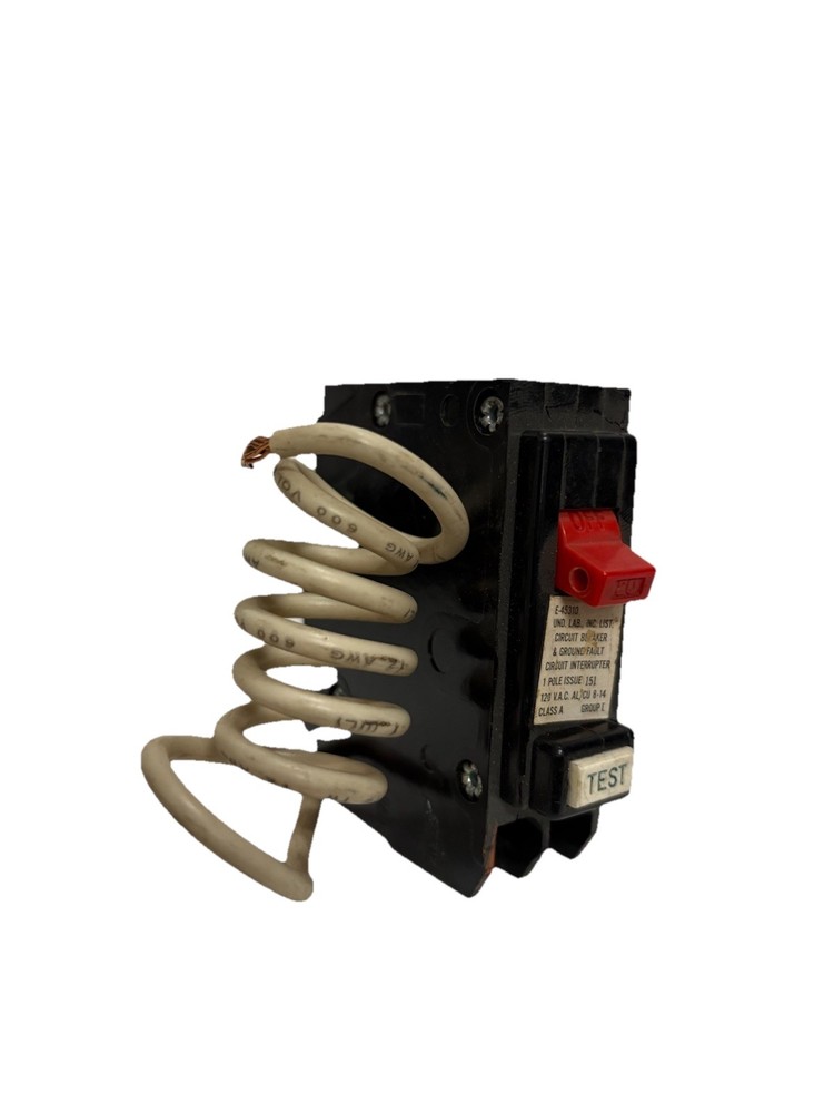 Bryant GFCB120 20A 120 Single Pole GFI Ground Fault Circuit Breaker (lot Of 5