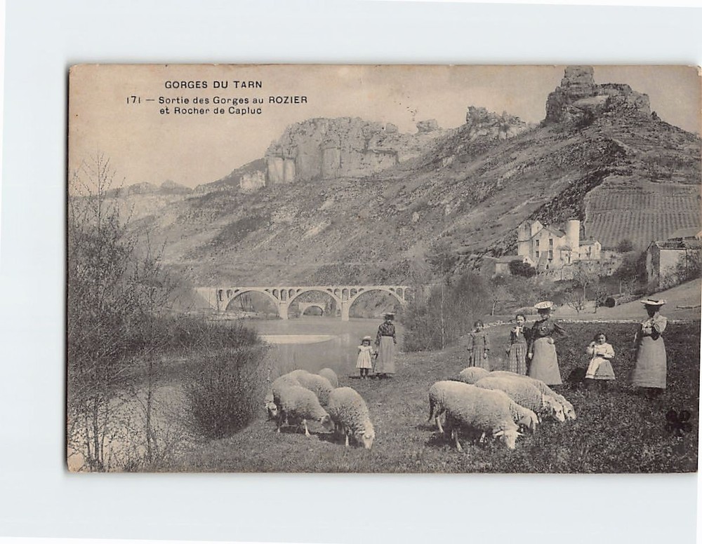 Postcard Gorges du Tarn France