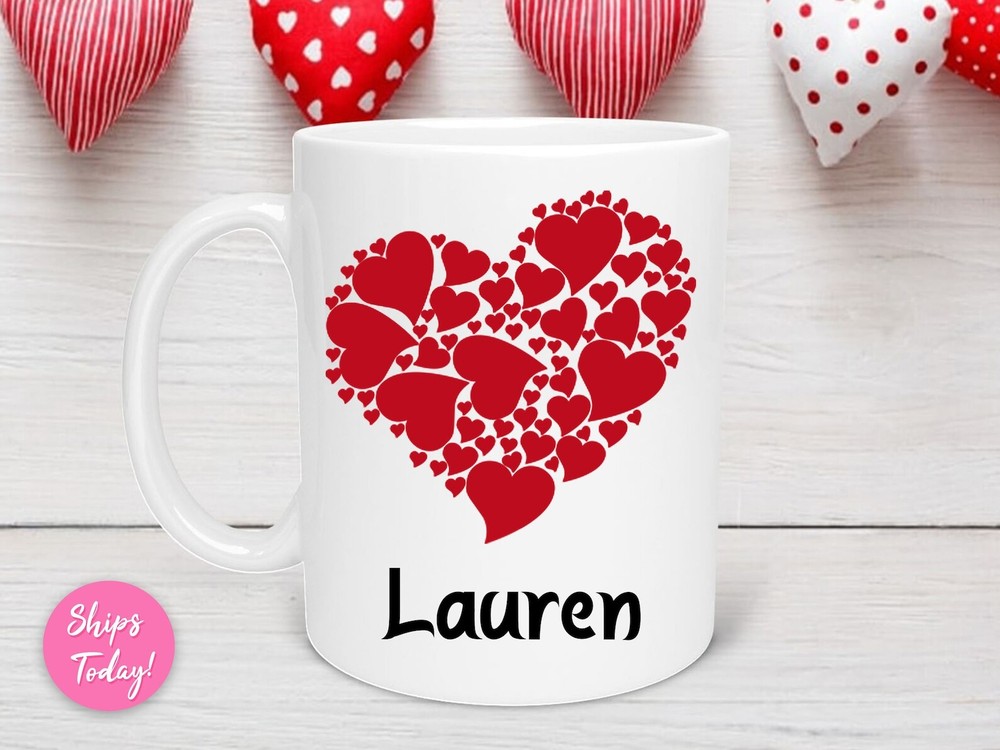 Personalized Name Mug Valentine Name Mug Personalized Valentine Gift Custom Name