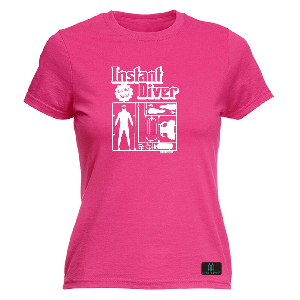 Scuba Diving Ow Instant Diver - Womens T Shirt Funny T-Shirt Novelty gift tshirt