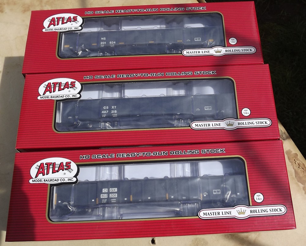 Atlas HO Thrall 2743 50' Gondola New 2025 Choice NS CSX CIGX ex-BNSF 3 No's Ea