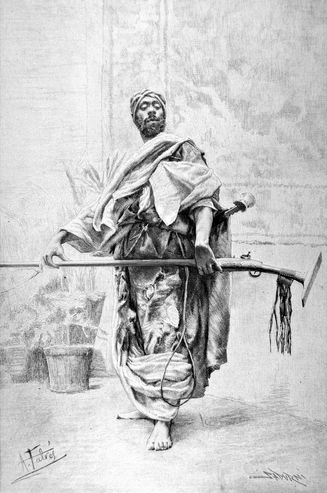 Male Farmworker painting Decorative Poster. Home Graphic Art Design. 4198