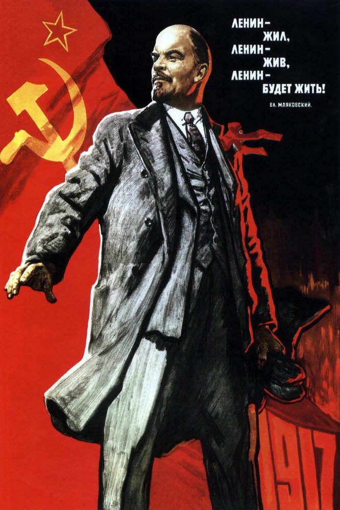 5992.Wall Decoration Poster.Political.Vladimir Lenin.Soviet.Communist Russia