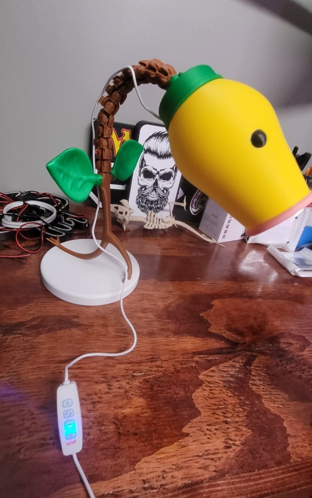 Bellsprout Pokemon Lamp Flexible Neck with Flip Switch
