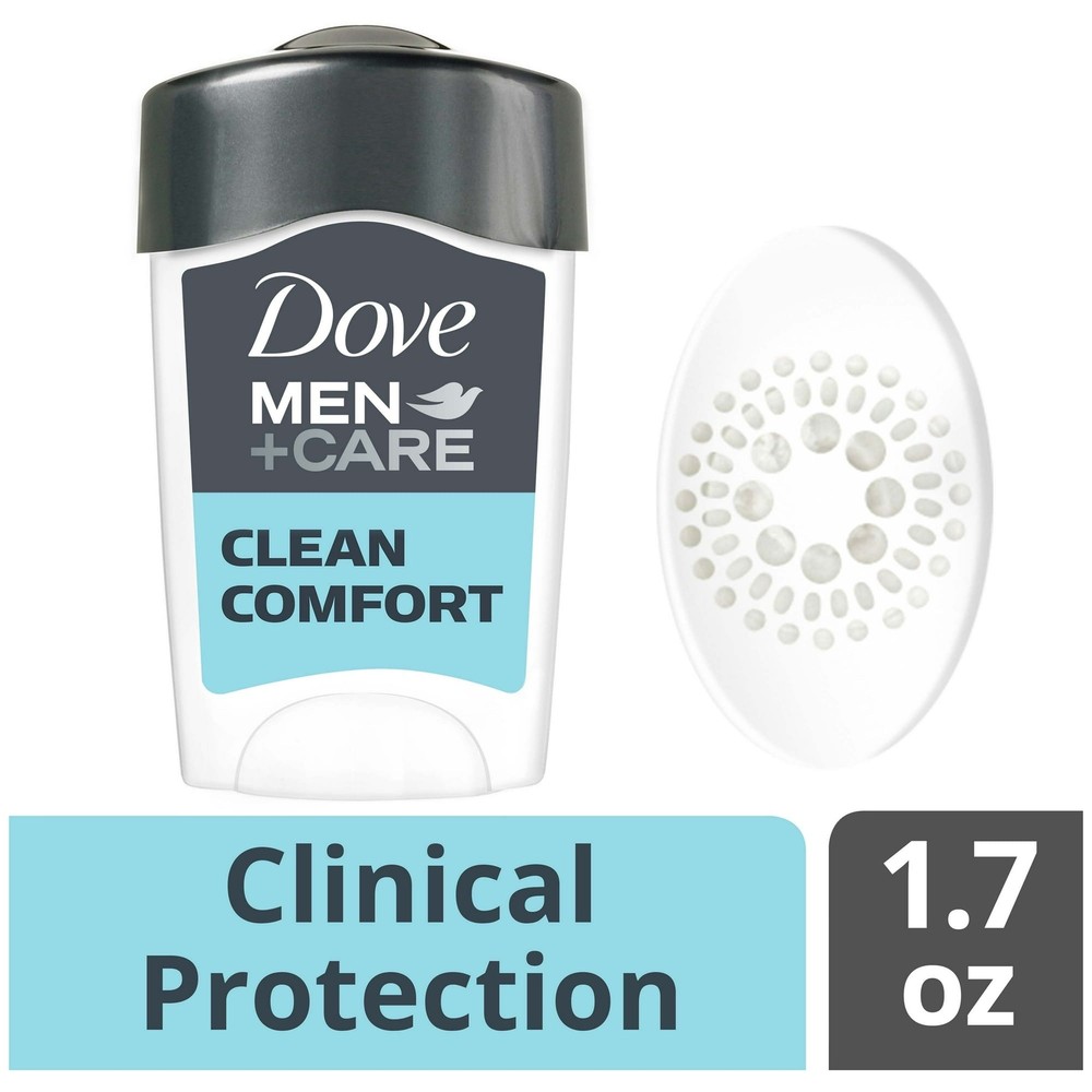 Dove Men+Care Clinical Protection Antiperspirant Clean Comfort 1.7oz (4 Pack)