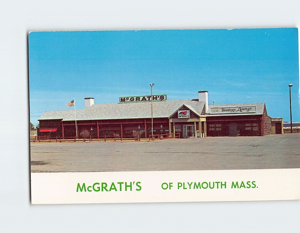 Postcard McGraft's Restaurant Plymouth Massachusetts