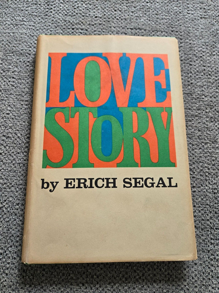 Love Story by Erich Segal 1970 Hardcover Vintage Book