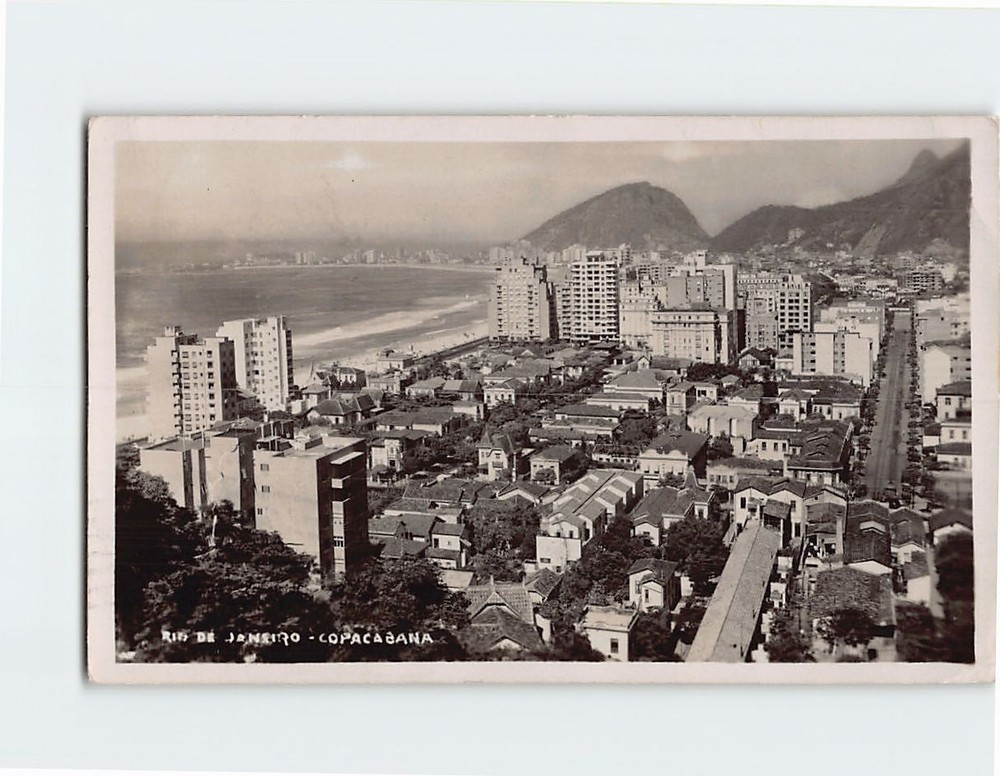 Postcard Copacabana Rio de Janeiro Brazil