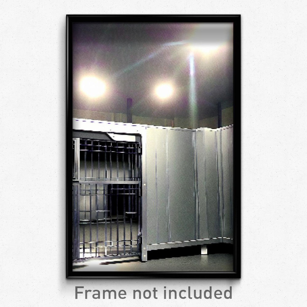 8 Bit Psychedelic Pixel Art Poster - Gray Kennel Trippy Gamer Print