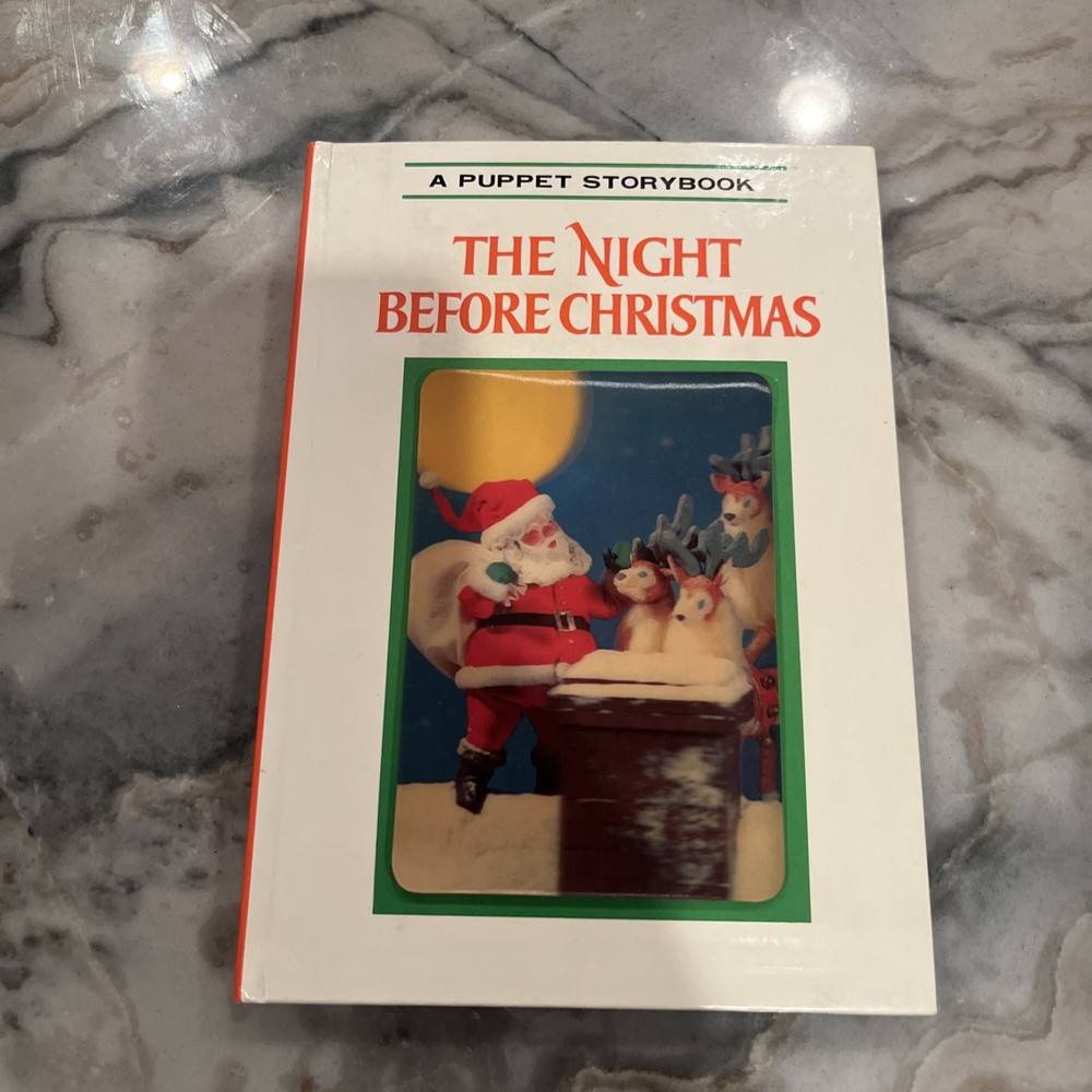 🎄 Vintage 1969 The Night Before Christmas Puppet Storybook by Izawa & Hijikata