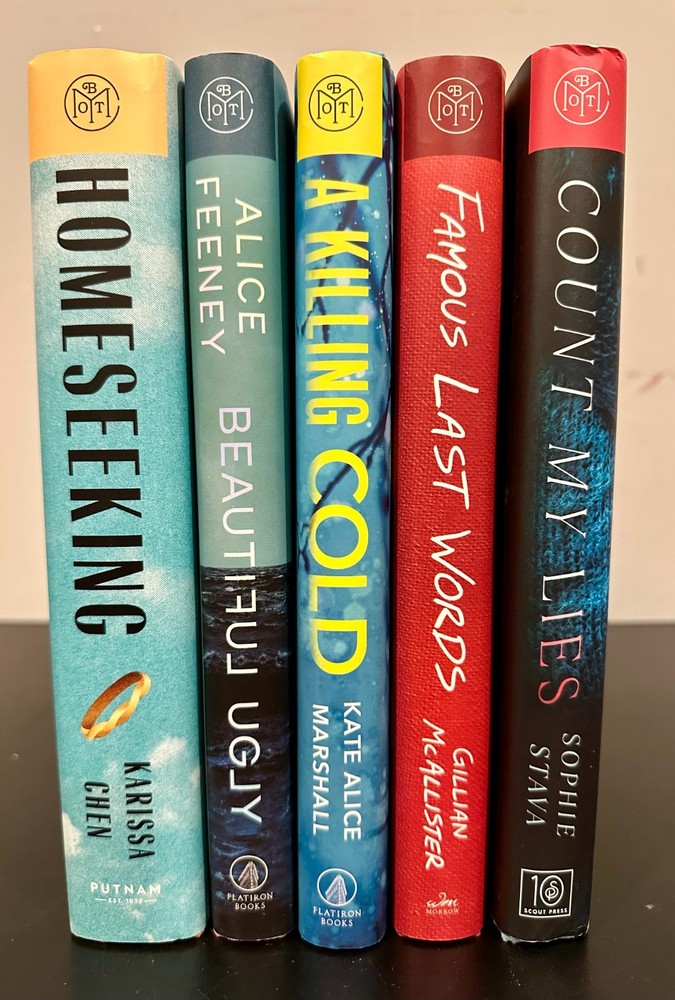 2024-2025 Book of the Month Book Lot of 5 (Count My Lies, A Killing Cold, etc)