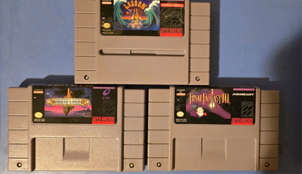 Final Fantasy III (Nintendo SNES, 1994) brainlord , lagoon