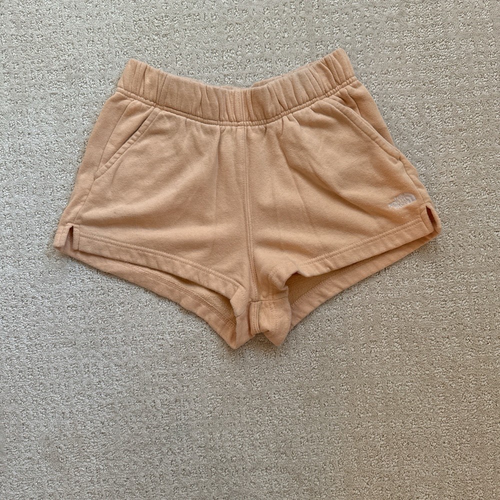 The North Face Women’s Fleece Lounge Sweat Shorts Peach Size Small