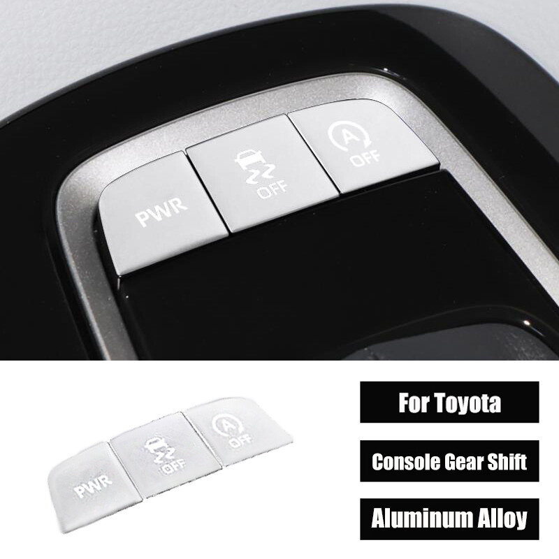 Aluminum Alloy Gear Shift Button Trim for 2022-2024 Toyota Corolla Cross