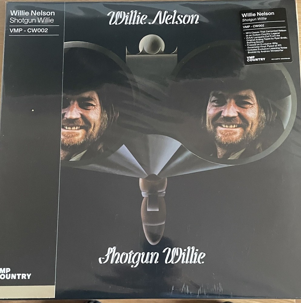 LIMITED EDITION WILLIE NELSON SHOTGUN WILLIE VINYL ME PLEASE GUNSMOKE VINYL LP