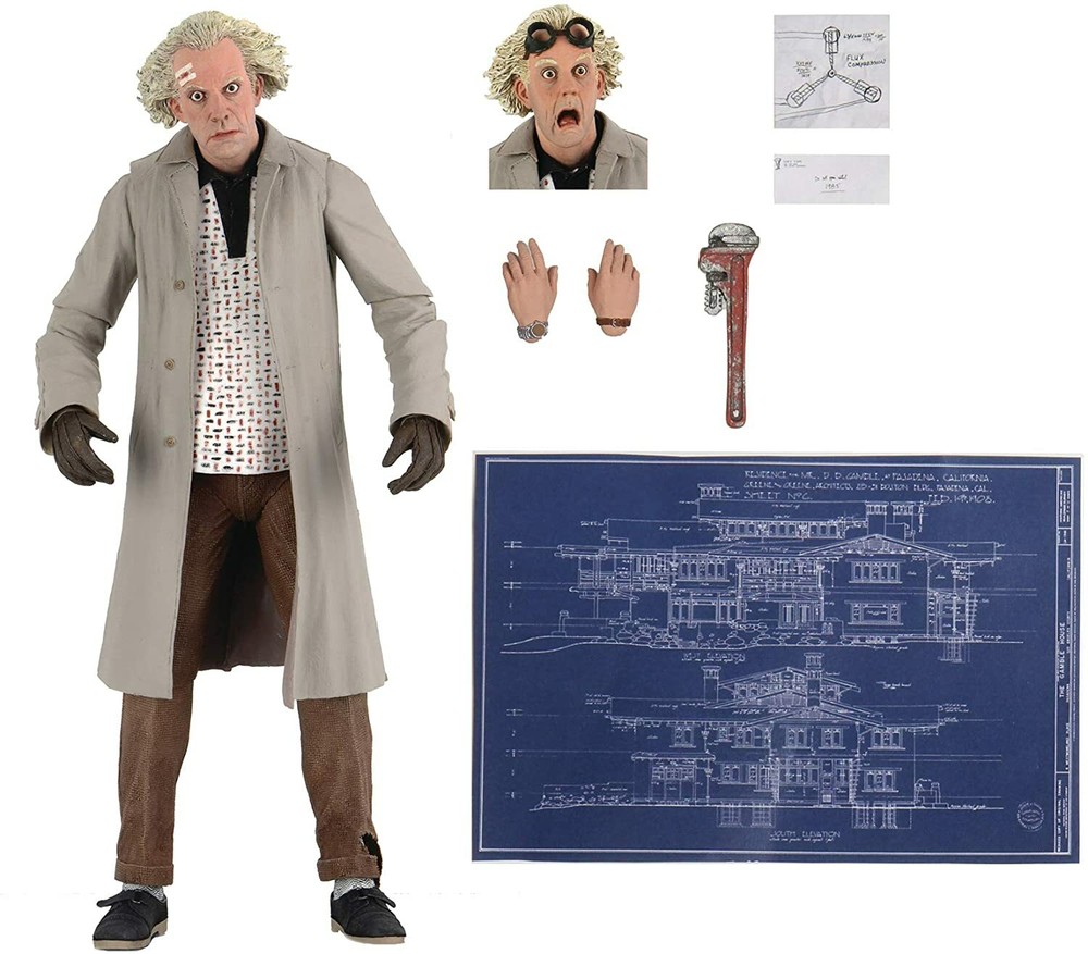 Back to the Future Ultimate Doc Brown 7 inch Action Figure by Neca