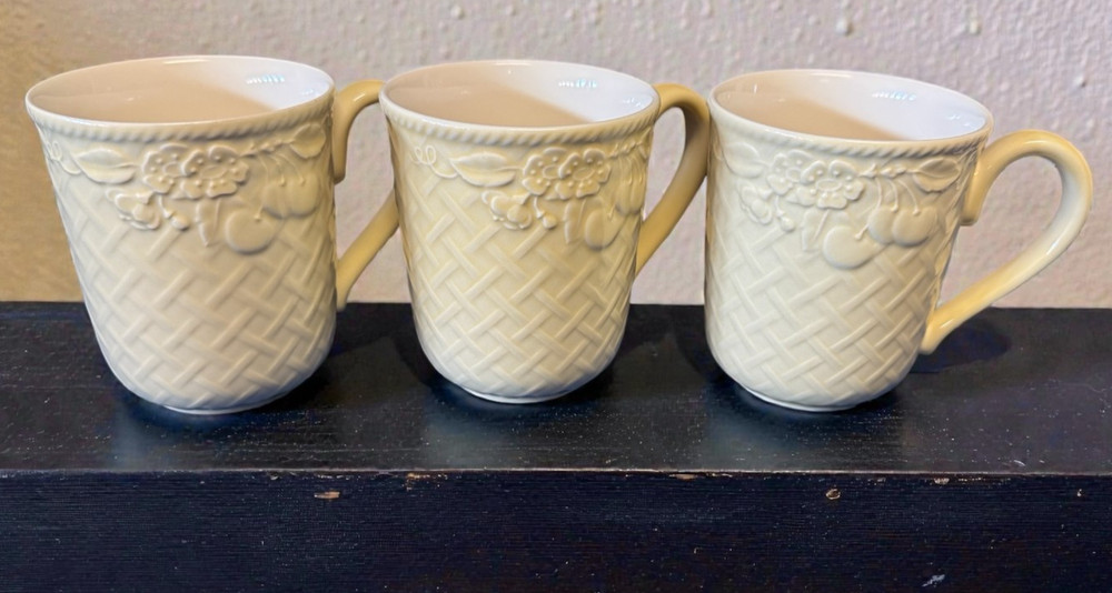 Villeroy & Boch  PIEMONT ESTIVO Set of 3 Mugs 3 3/4