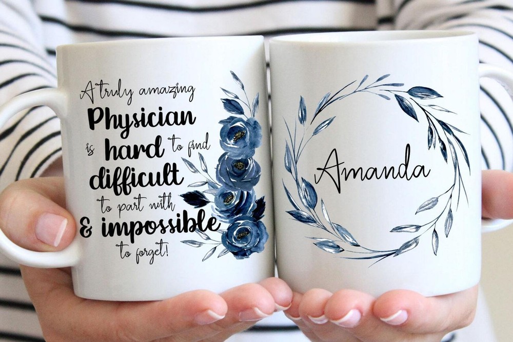Personalized Physician Coffee Gift Mug For Women Thank You Gift Appreciation