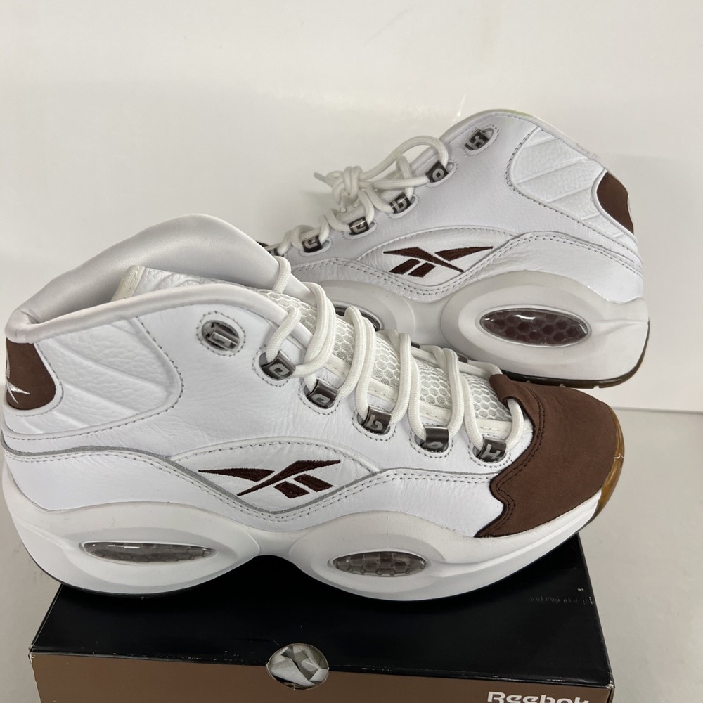 Reebok Question Mid Mocha Toe Brown GX0241 Allen Iverson Size 9 NEW