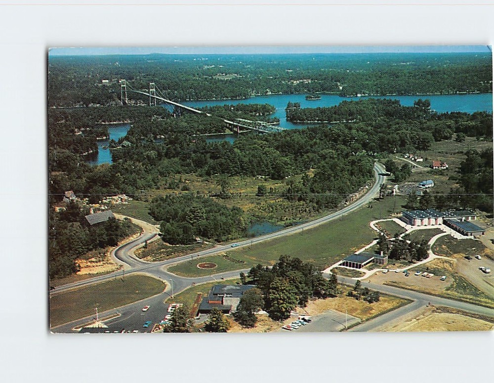 Postcard Aerial View Hill Island Thousand Islands Ontario Canada