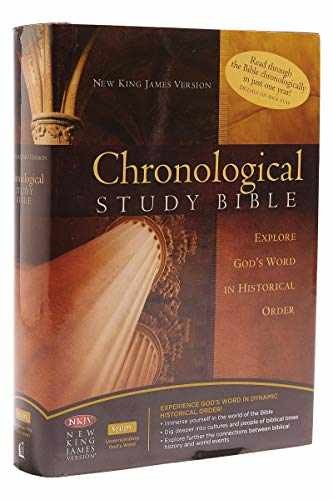 The Chronological Study Bible: New - Hardcover, by Thomas Nelson - Acceptable j