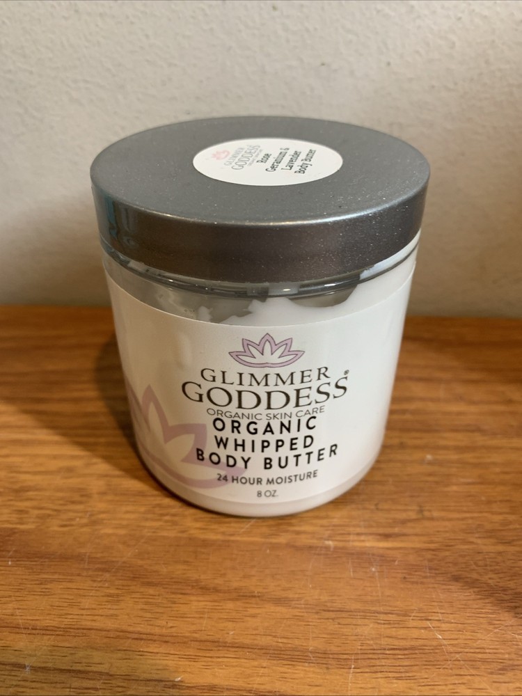 GLIMMER GODDESS Organic Whipped Body Butter- Pink Grapefruit  8oz (NO BOX)