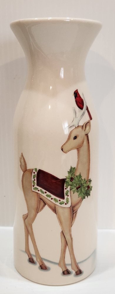 Grasslands Road Reindeer Milk Jug Carafe Christmas Winter Holiday Decor