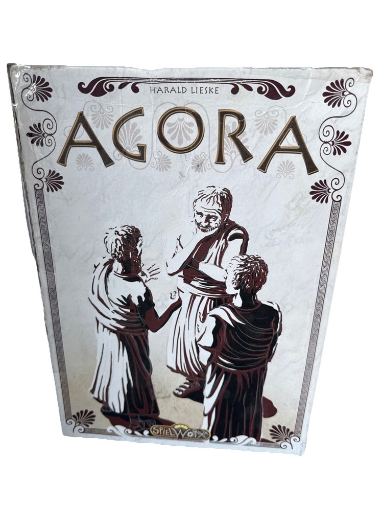 Agora - Queen Games Board Game New! Box Damage, Sealed.