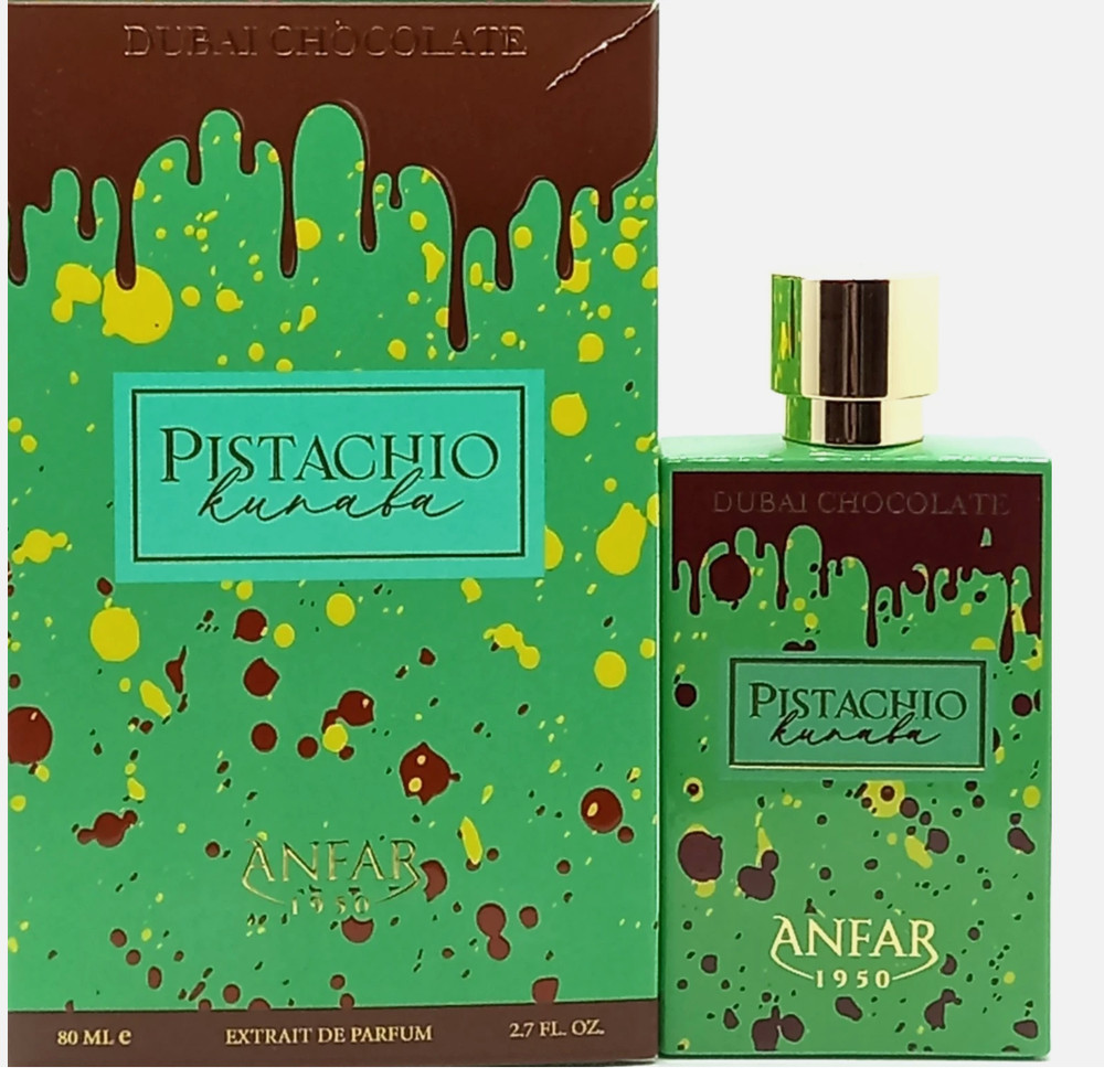 NEW! ANFAR DUBAI CHOCOLATE PISTACHIO KUNAFA EXTRAIT DE PARFUM 2.7 Oz / 80 ml