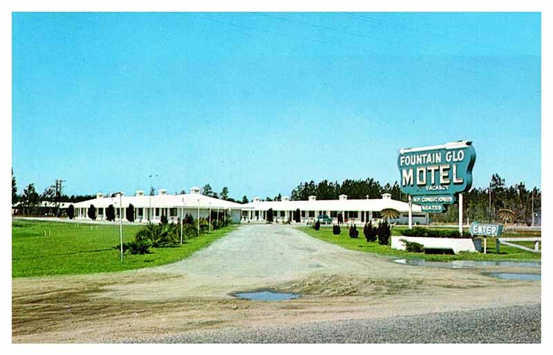 Postcard MOTEL SCENE Jesup Georgia GA m/09 AT2046
