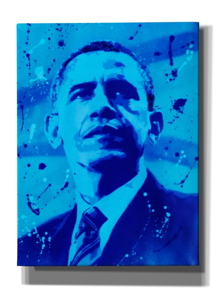 'President 1' by Abstract Graffiti Canvas Wall Art, 12