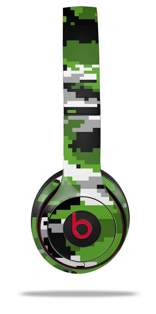 Skin Beats Solo 2 3 Digital Camo Green Wireless Headphones NOT INCLUDED