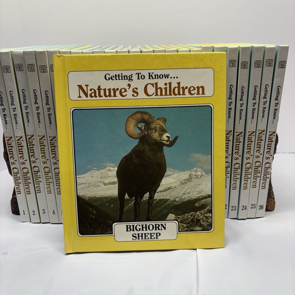 Getting To Know Nature's Children, 26 Volume Set Complete See Notes For Animals