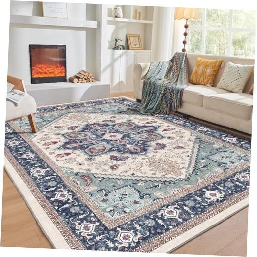 Soft Non-Slip Washable 8x10 Area Rugs for Cozy Comfort