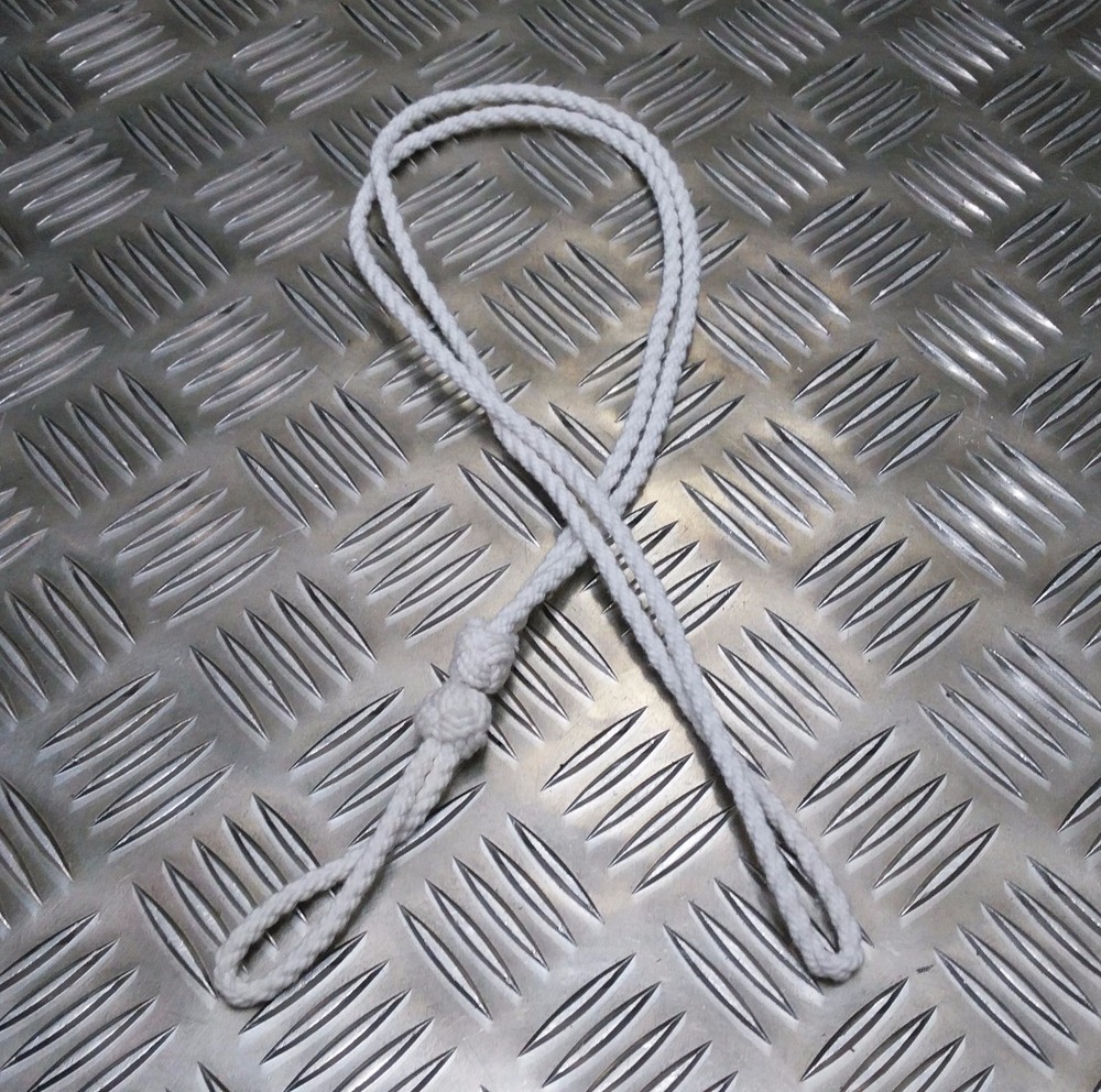 Genuine British Issue Royal Navy / Sea Cadets White Lanyard RN SCC