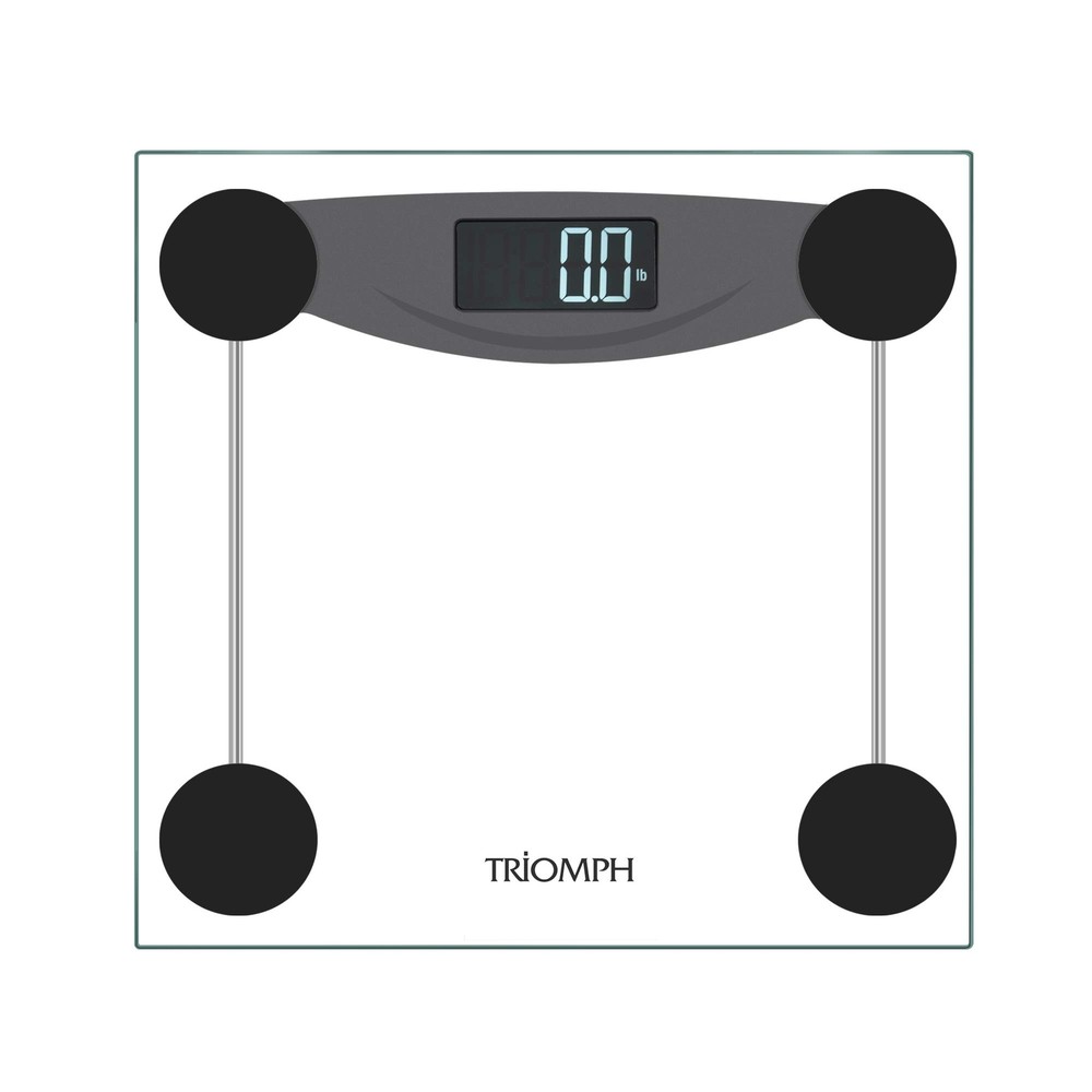 Smart Digital Body Weight Bathroom Scale with Step-On Technology, LCD Backlit...