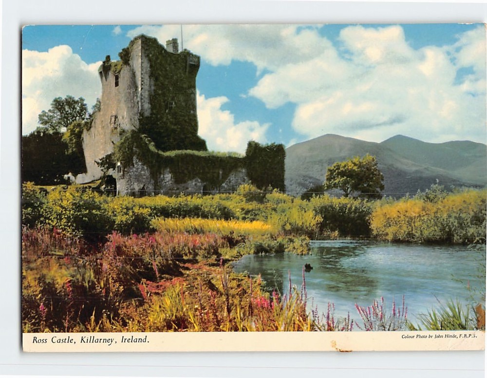 Postcard Ross Castle Killarney Ireland