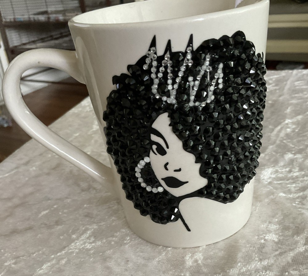 Royal Norfolk 3D Image Bling Jeweled Woman Fashion Coffee Mug Cup