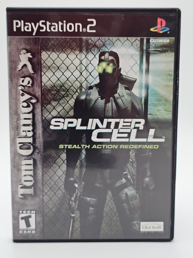 Sony Playstation 2 PS2 Tom Clancys Splinter Cell CIB Cleaned & Tested