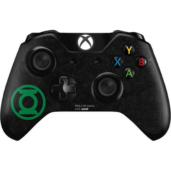 DC Comics Green Lantern Xbox One Controller Skin - Green Lantern Logo Black