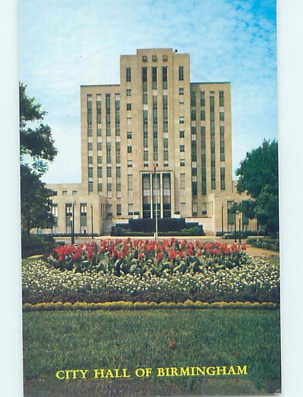 Pre-1980 CITY HALL SCENE Birmingham Alabama AL m/09 AF2014@