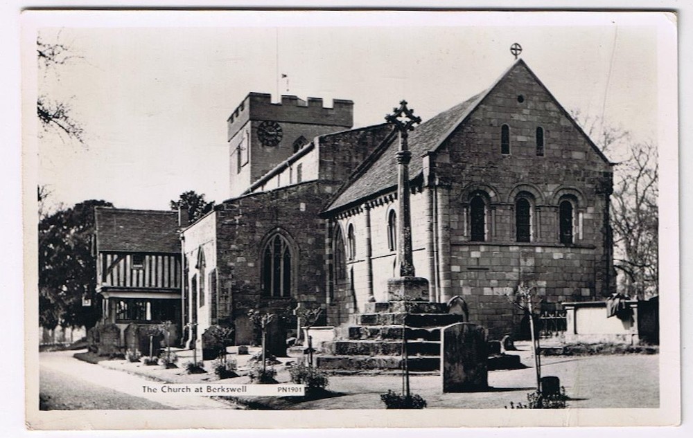 Postcard RPPC St John The Baptist Church At Berkswell Birmingham England UK